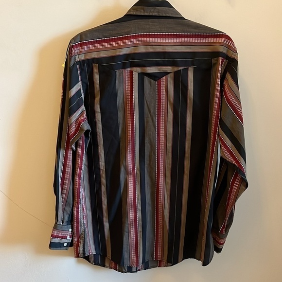 Corral West Ranchwear Button Down Shirt Pearl Snap Western Size Medium - Picture 6 of 7